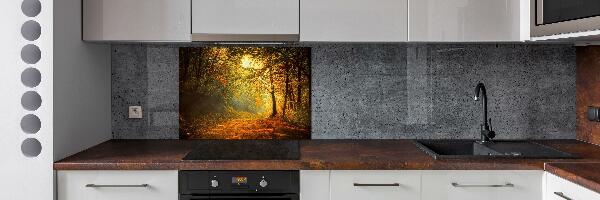 Crédence en verre Forêt d'automne