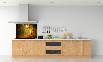 Crédence en verre Forêt d'automne