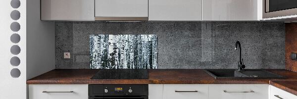 Panneau crédence cuisine Bouleaux