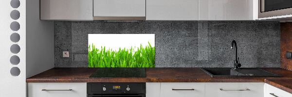 Crédence en verre trempé Herbe