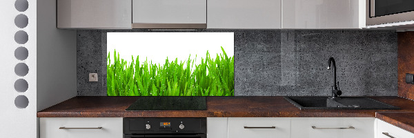 Crédence en verre trempé Herbe
