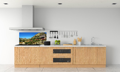 Panneau pour cuisine Cabane de berger dans la vallée