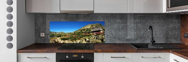 Panneau pour cuisine Cabane de berger dans la vallée