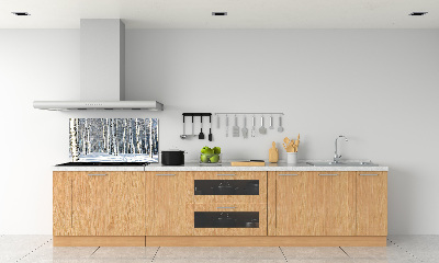 Crédence de cuisine en verre Forêt en hiver
