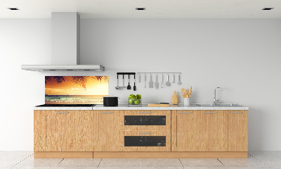 Crédence de cuisine en verre Plage tropicale