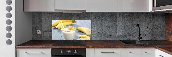 Panneau crédence cuisine Cocktail de bananes