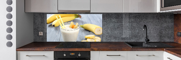 Panneau crédence cuisine Cocktail de bananes