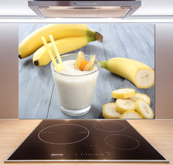 Panneau crédence cuisine Cocktail de bananes