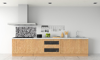 Crédence cuisine en verre Triangles en arrière-plan