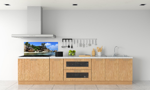 Panneau crédence cuisine Panorama des Seychelles