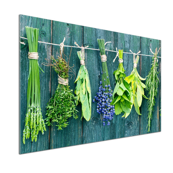 Panneaux muraux cuisine Herbes sur une ficelle