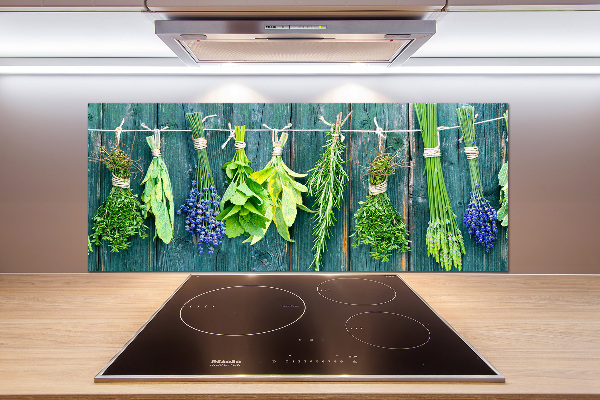 Panneaux muraux cuisine Herbes sur une ficelle