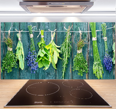 Panneaux muraux cuisine Herbes sur une ficelle
