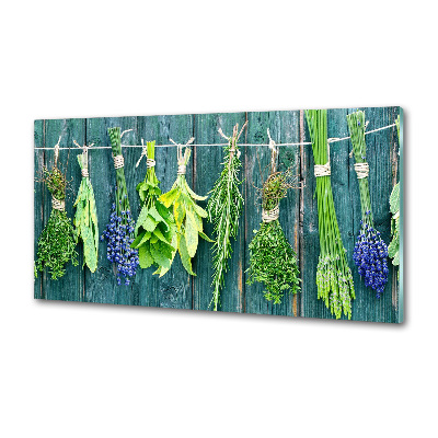 Panneaux muraux cuisine Herbes sur une ficelle