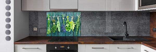 Panneaux muraux cuisine Herbes sur une ficelle