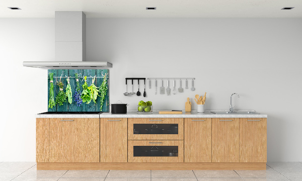 Panneaux muraux cuisine Herbes sur une ficelle