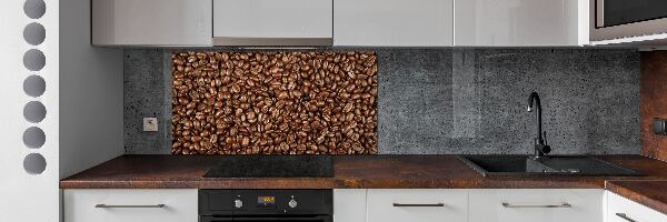Crédence cuisine en verre Motif grain de café