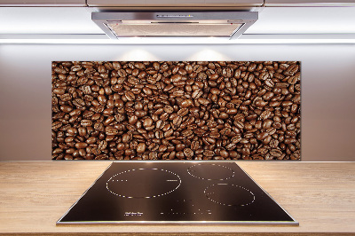 Crédence cuisine en verre Motif grain de café