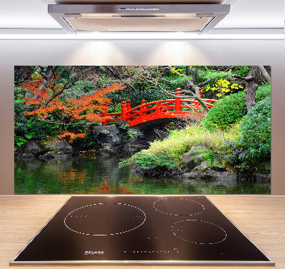 Crédence en verre cuisine Jardin japonais