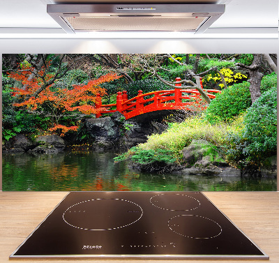 Crédence en verre cuisine Jardin japonais