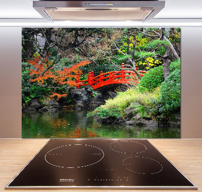 Crédence en verre cuisine Jardin japonais
