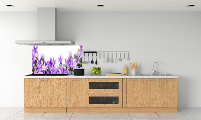 Crédence de cuisine en verre Cloches violettes