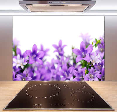 Crédence de cuisine en verre Cloches violettes