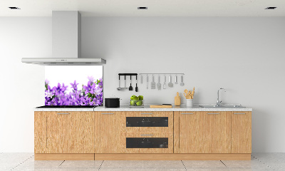 Crédence de cuisine en verre Cloches violettes