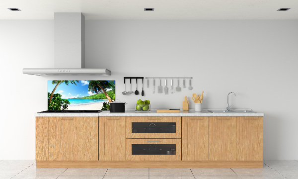 Panneau crédence cuisine Plage des Seychelles