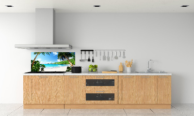 Panneau crédence cuisine Plage des Seychelles
