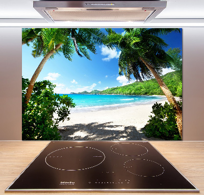 Panneau crédence cuisine Plage des Seychelles