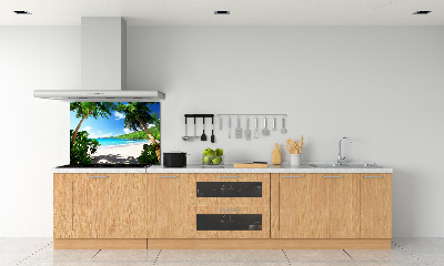 Panneau crédence cuisine Plage des Seychelles
