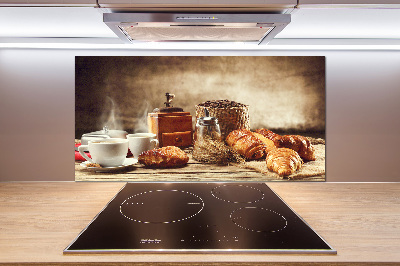 Crédence cuisine en verre trempé Petit déjeuner