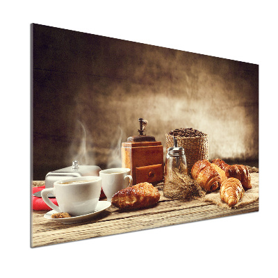 Crédence cuisine en verre trempé Petit déjeuner