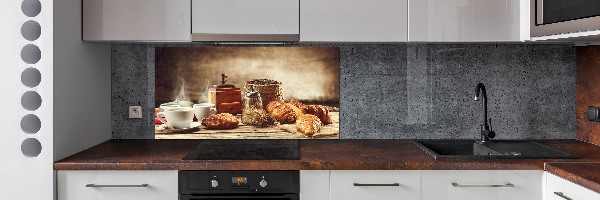Crédence cuisine en verre trempé Petit déjeuner