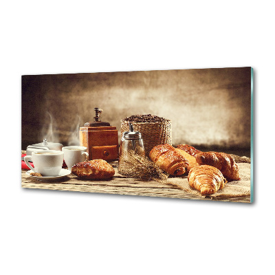 Crédence cuisine en verre trempé Petit déjeuner