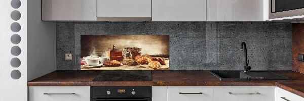 Crédence cuisine en verre trempé Petit déjeuner