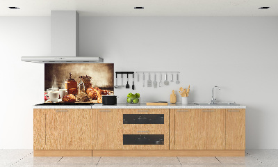 Crédence cuisine en verre trempé Petit déjeuner