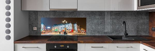 Crédence cuisine en verre Londres la nuit