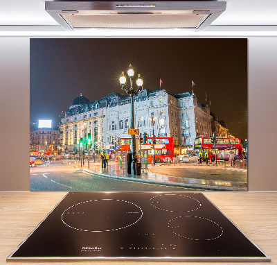 Crédence cuisine en verre Londres la nuit
