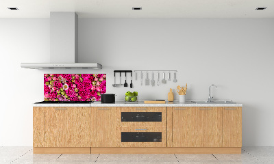 Panneaux muraux cuisine Roses