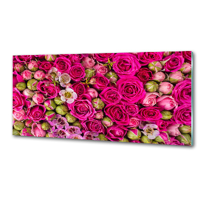 Panneaux muraux cuisine Roses