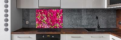 Panneaux muraux cuisine Roses