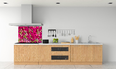 Panneaux muraux cuisine Roses