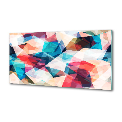Verre pour crédence Abstraction mosaïque