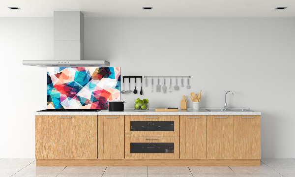Verre pour crédence Abstraction mosaïque