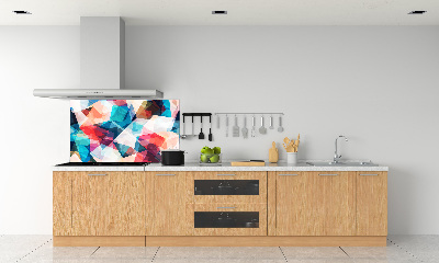 Verre pour crédence Abstraction mosaïque
