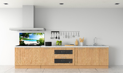 Panneau crédence cuisine Plage des Seychelles
