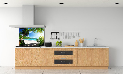Panneau crédence cuisine Plage des Seychelles
