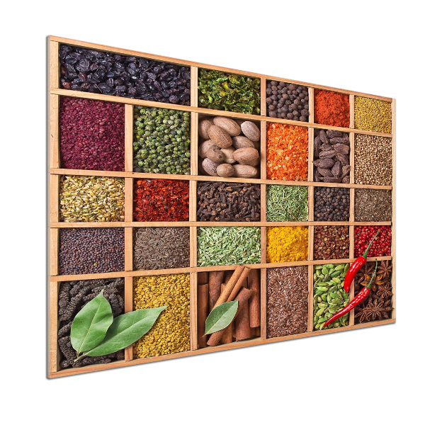 Panneaux muraux cuisine Epices et herbes